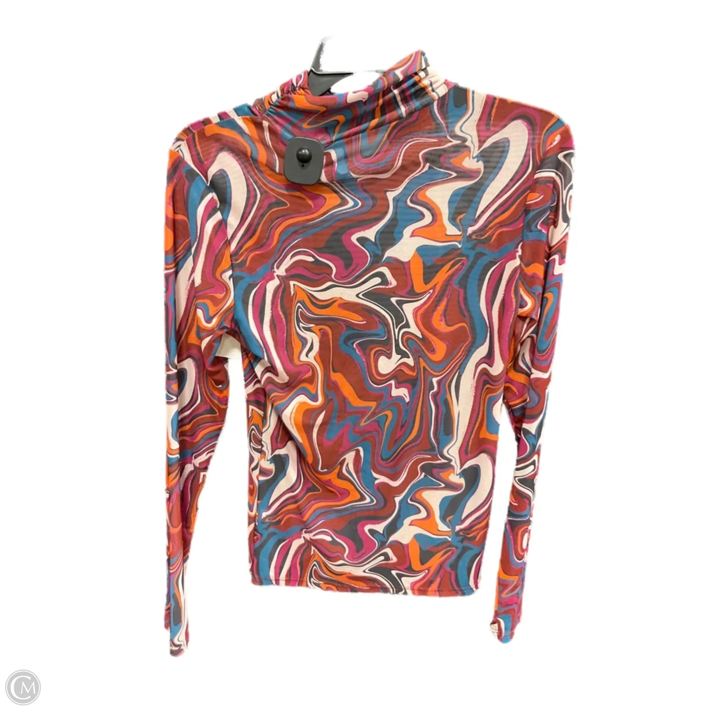 Top Long Sleeve Basic By Willow & Root In Multi-colored, Size: S