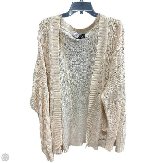 Sweater Cardigan By Vici In Beige, Size: S