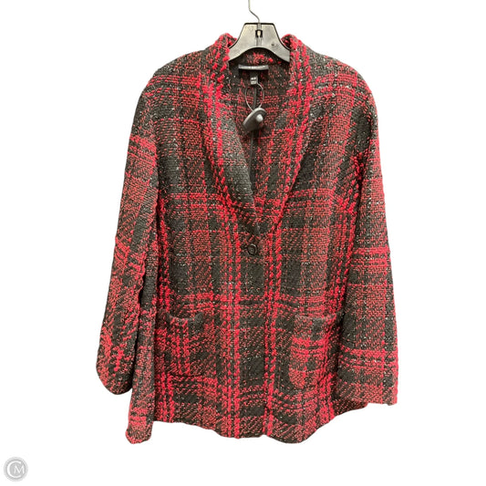 Blazer By Lane Bryant In Black & Red, Size: 1x