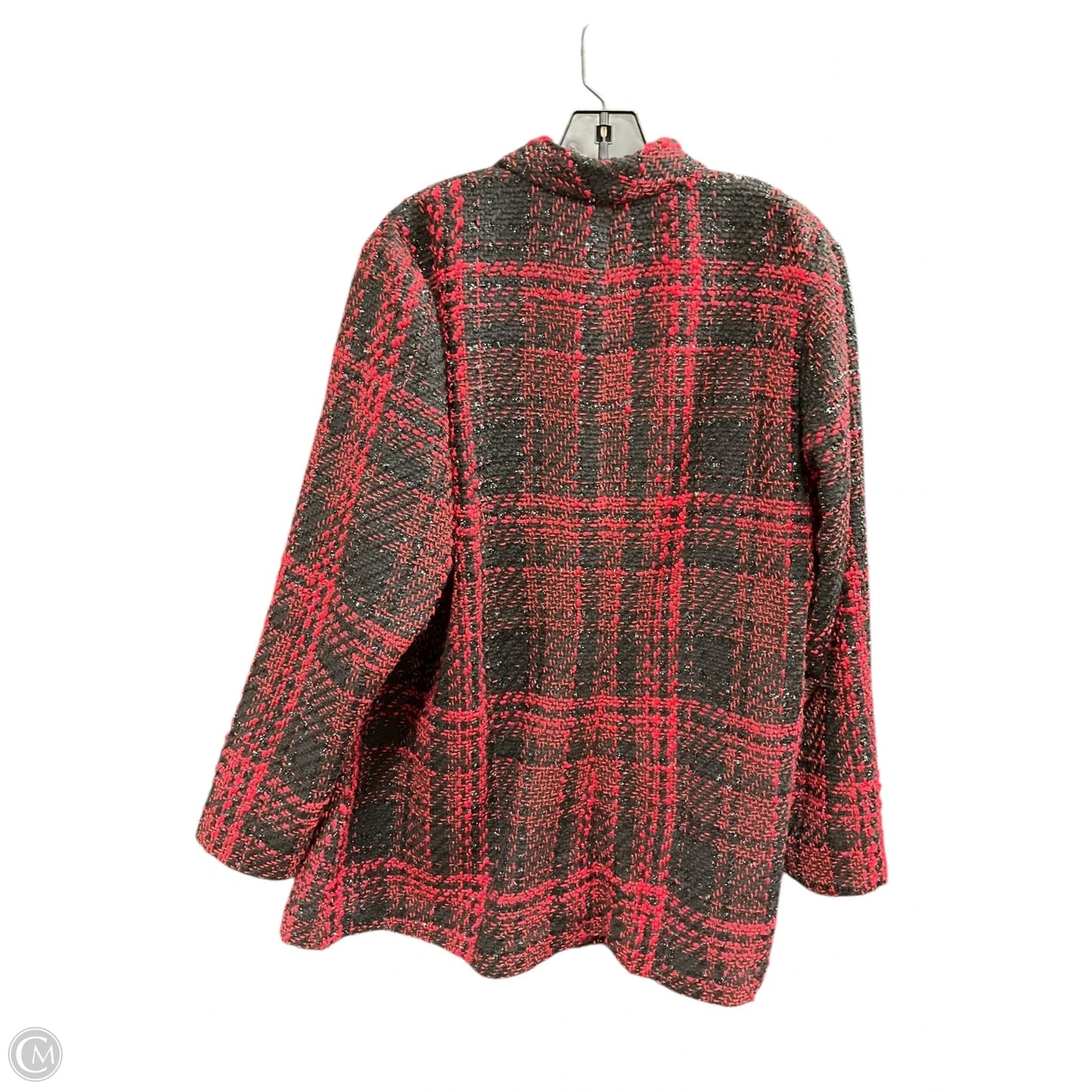 Blazer By Lane Bryant In Black & Red, Size: 1x