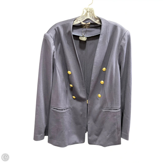 Blazer By Lane Bryant In Navy, Size: 1x