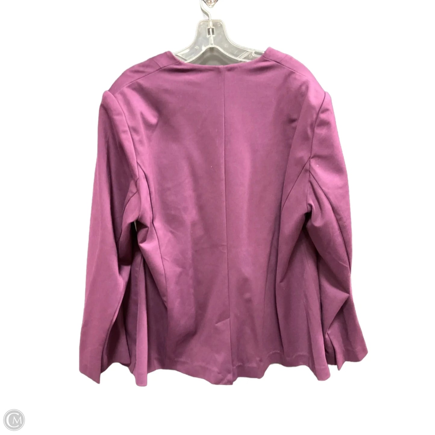 Blazer By Lane Bryant In Purple, Size: 1x