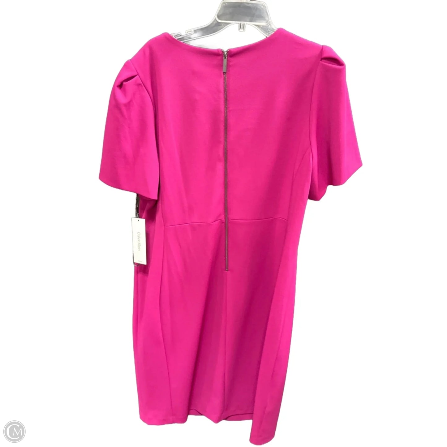 Dress Casual Midi By Calvin Klein In Purple, Size: 1x