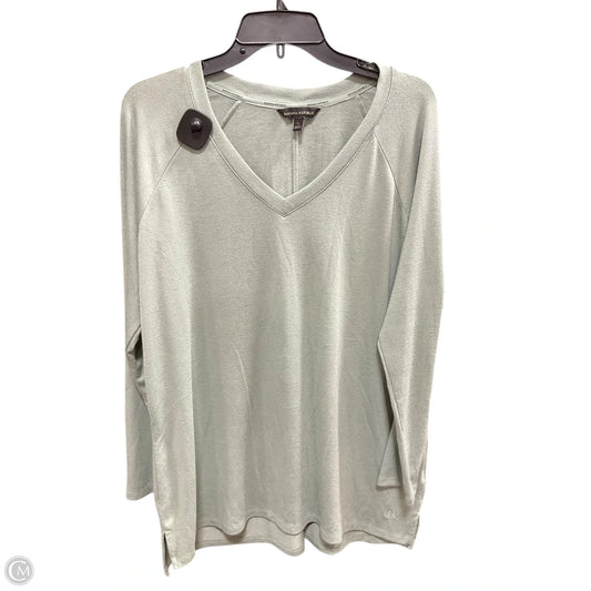 Top Long Sleeve By Banana Republic In Green, Size: Xl