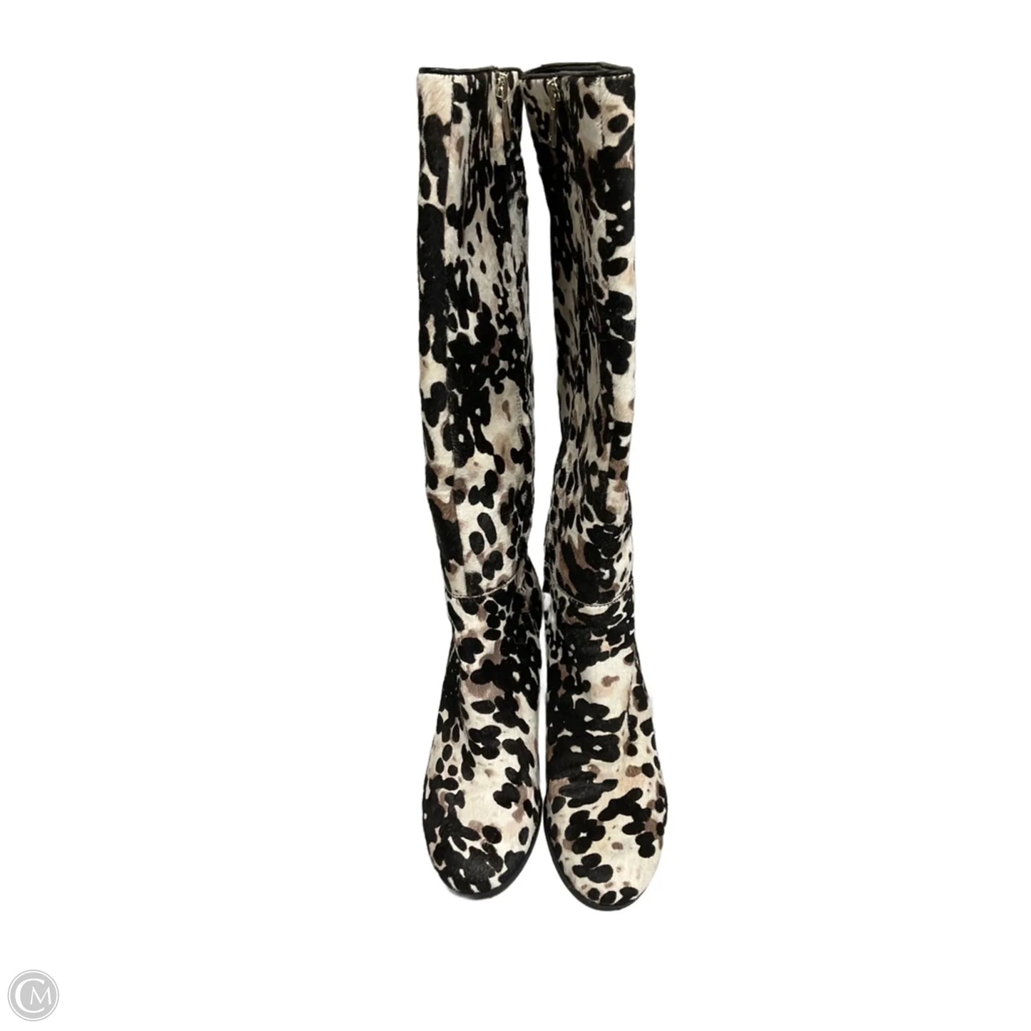Boots Knee Heels By Kenneth Cole In Animal Print, Size: 7