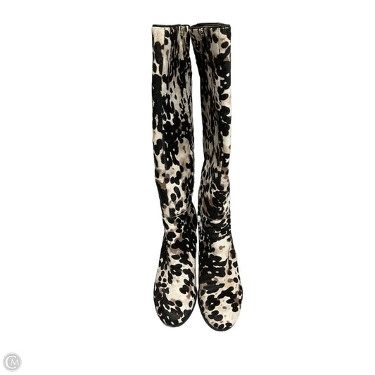 Boots Knee Heels By Kenneth Cole In Animal Print, Size: 7