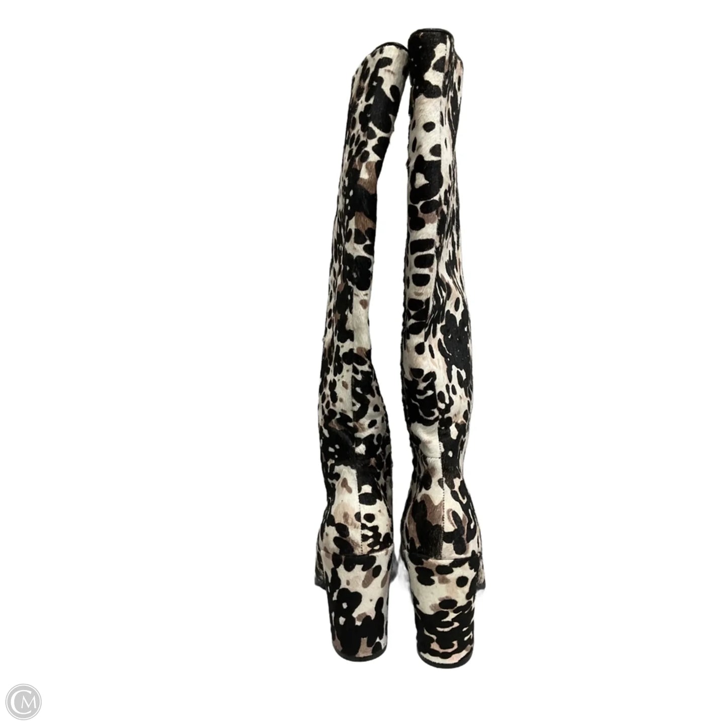 Boots Knee Heels By Kenneth Cole In Animal Print, Size: 7