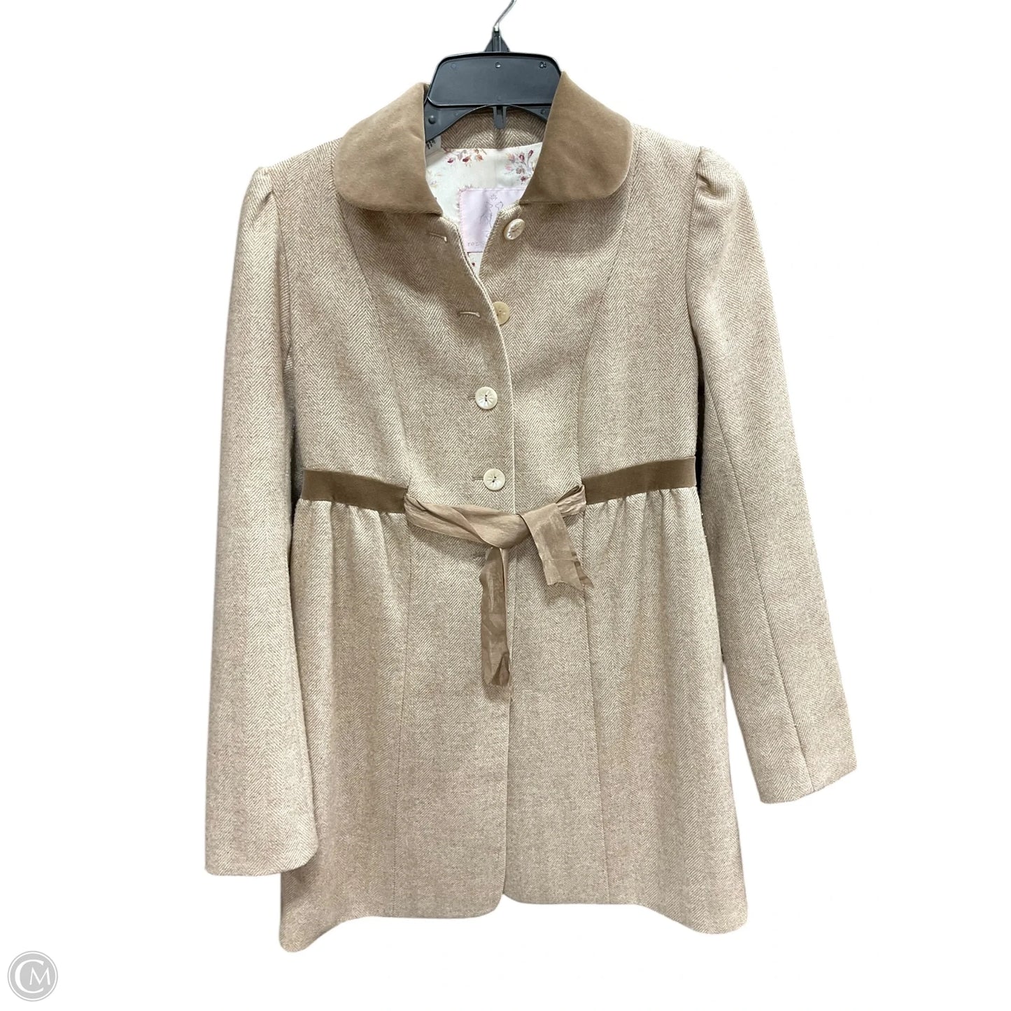 Blazer By Rebecca Taylor In Tan, Size: 2