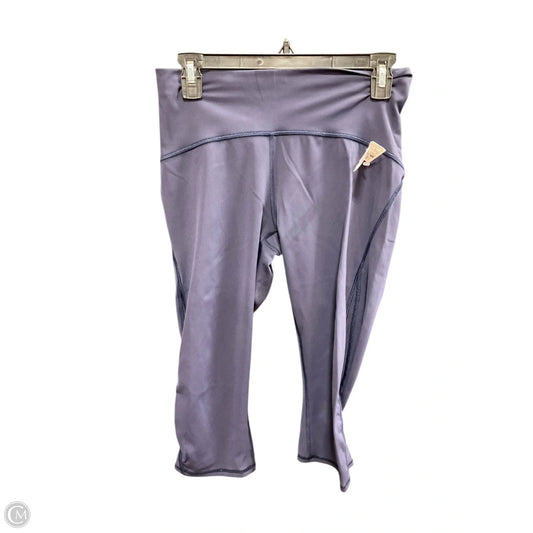 Athletic Capris By Lululemon In Navy, Size: S