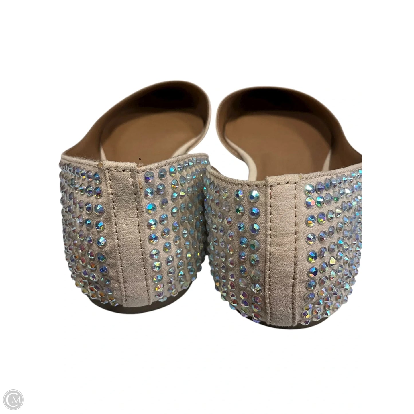 Shoes Flats By Steve Madden In Silver, Size: 8.5