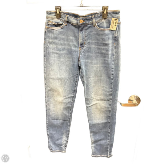 Jeans Straight By J. Jill In Blue Denim, Size: 12