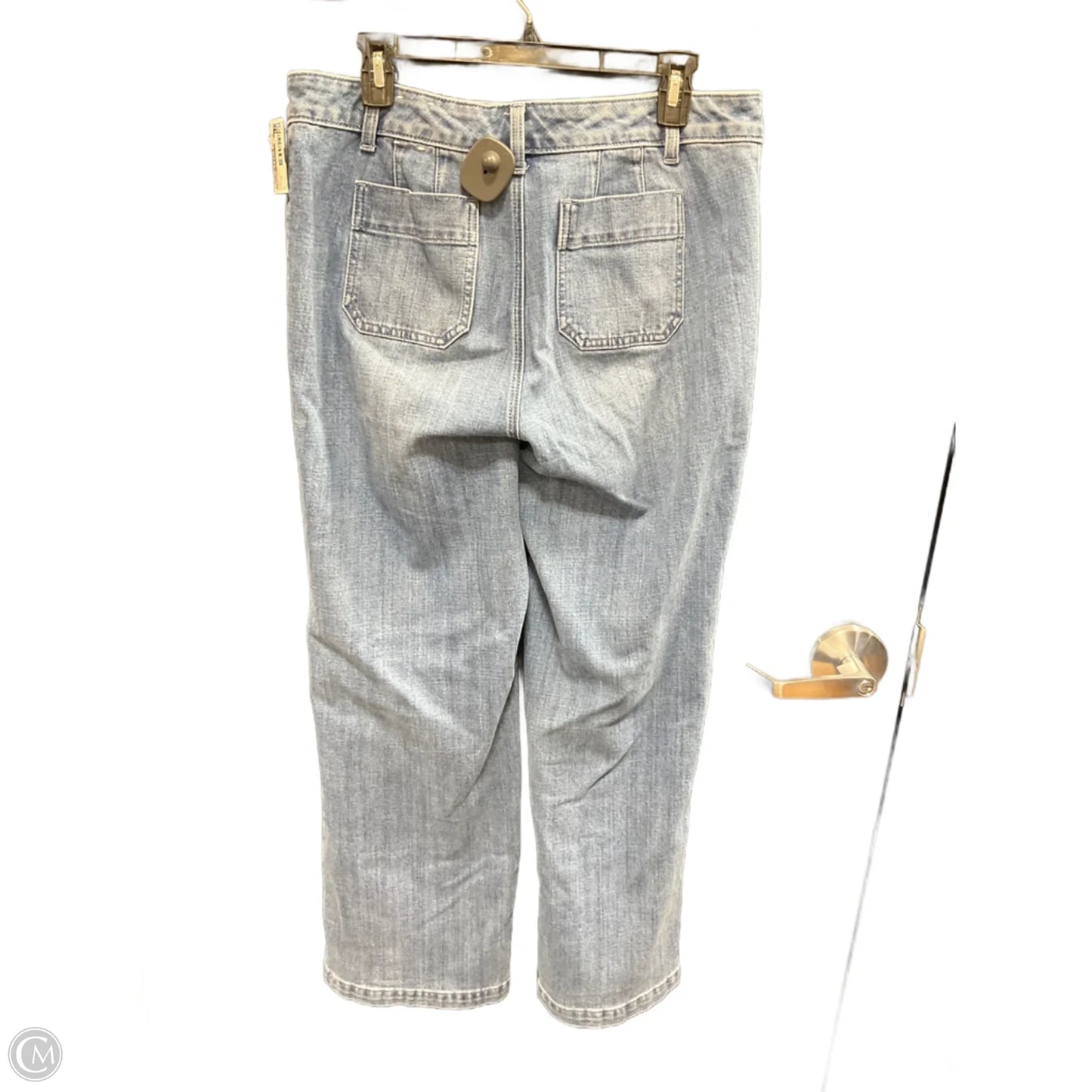 Jeans Wide Leg By Talbots In Blue Denim, Size: 10