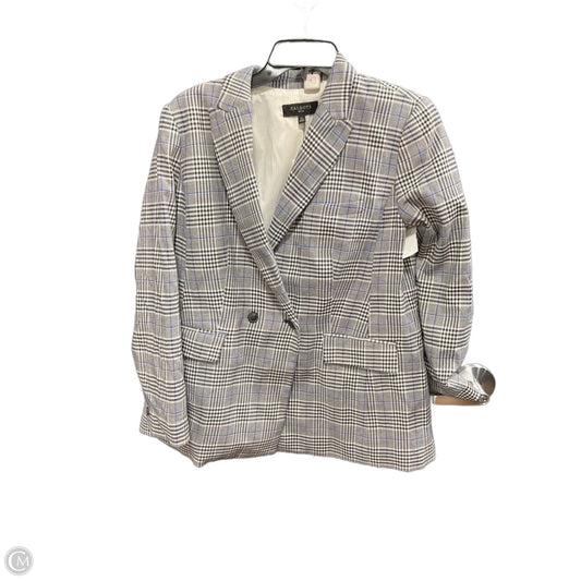 Blazer By Talbots In Plaid Pattern, Size: 14p