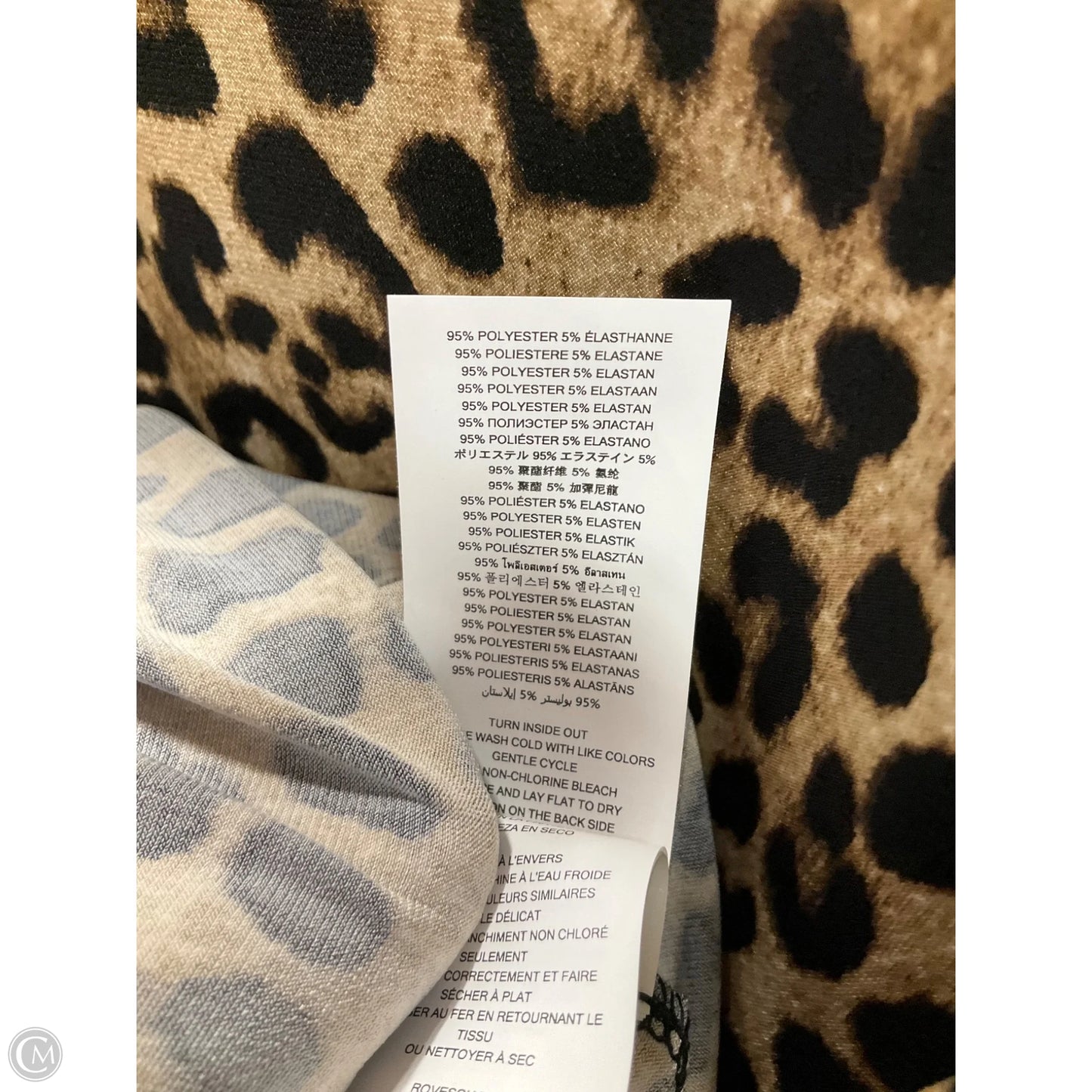 Top Long Sleeve By Michael By Michael Kors In Animal Print, Size: 3x