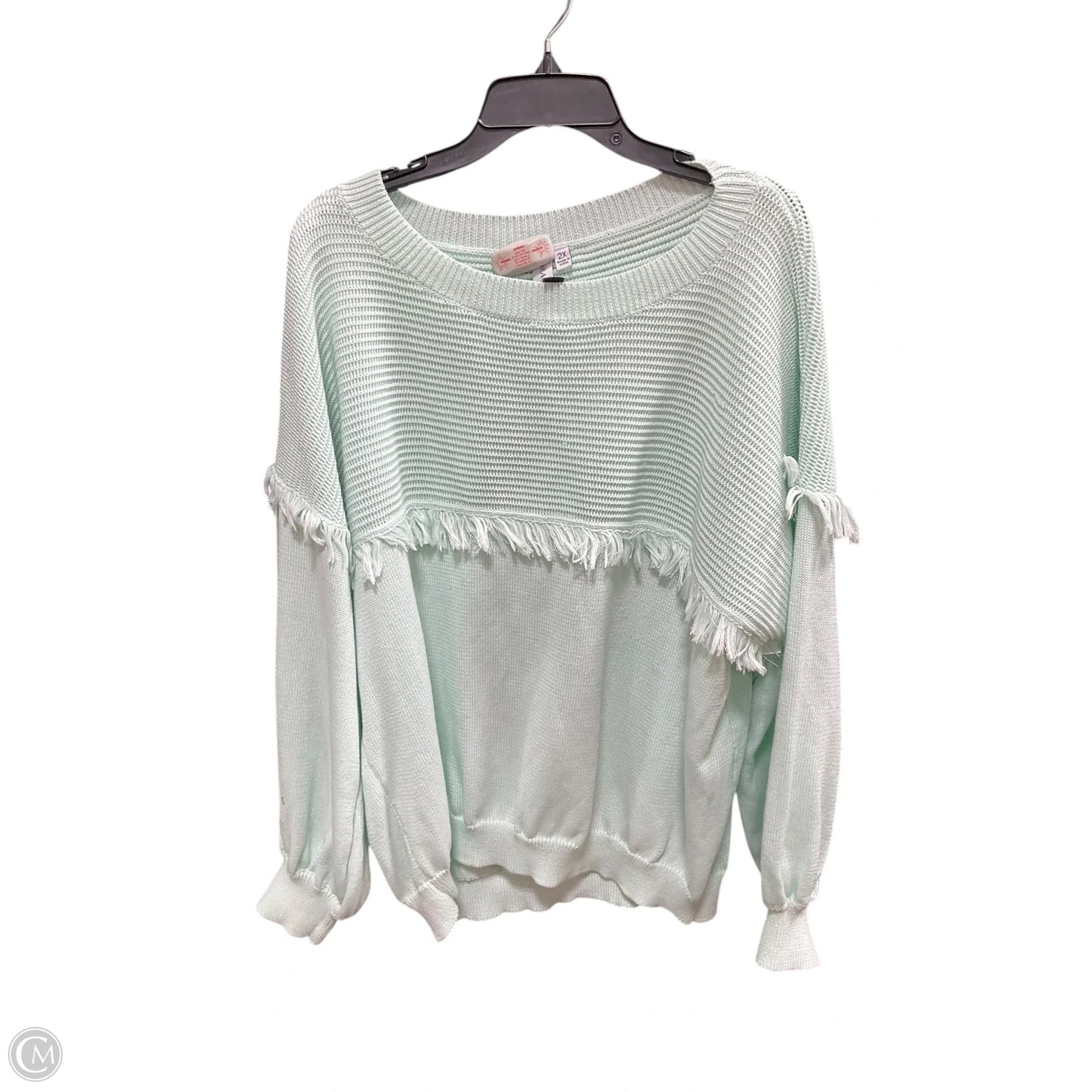 Sweater By Grace + Karma In Green, Size: 2x