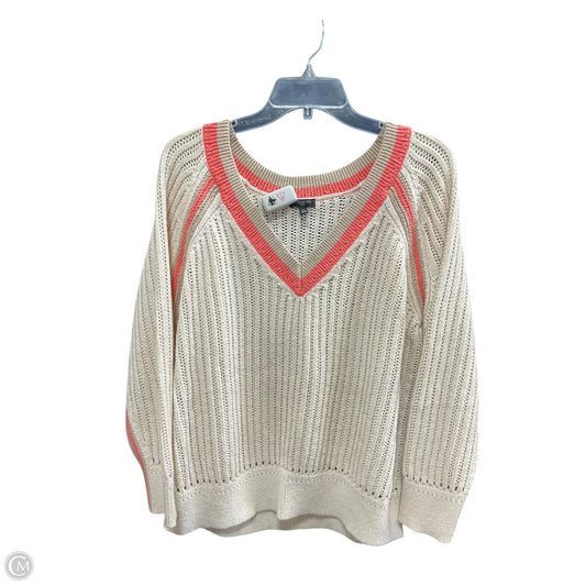 Sweater By Talbots In Cream, Size: 2x