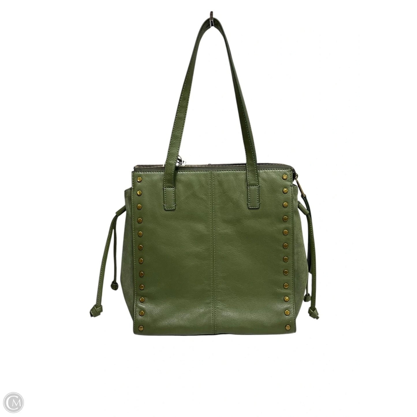 Handbag Leather By Fossil, Size: Medium