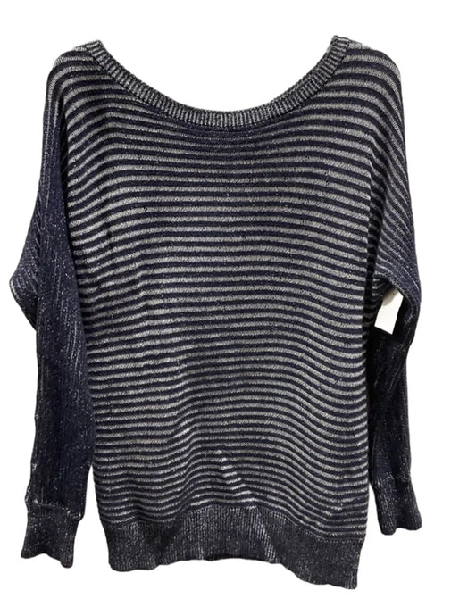 Sweater By Gap In Blue & White, Size: M