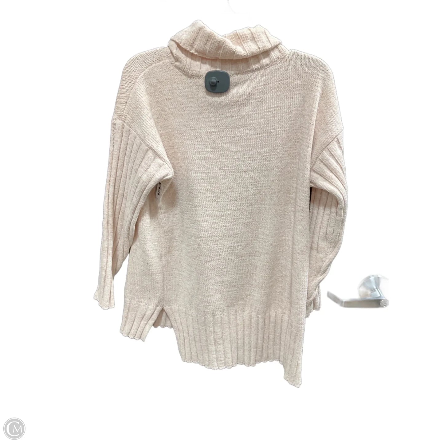 Sweater By Chicos In Peach, Size: M