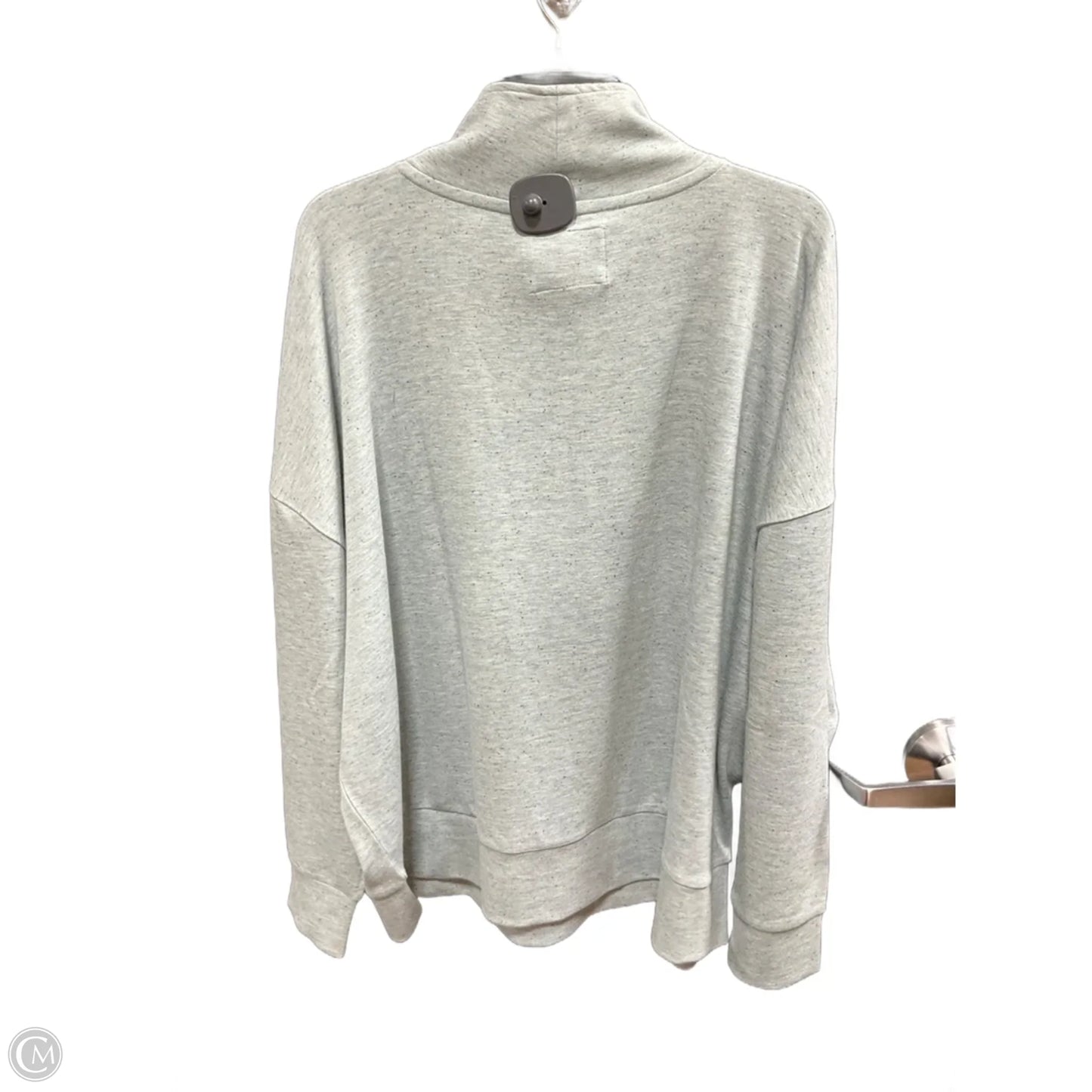 Sweatshirt Collar By Natural Reflections In Aqua, Size: Xxl