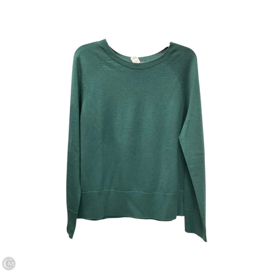 Top Long Sleeve By Banana Republic In Green, Size: L