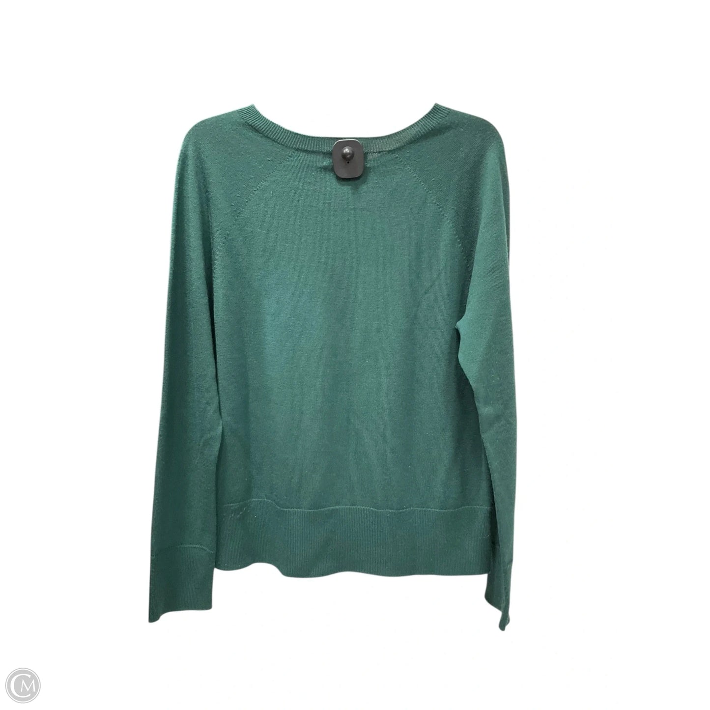 Top Long Sleeve By Banana Republic In Green, Size: L