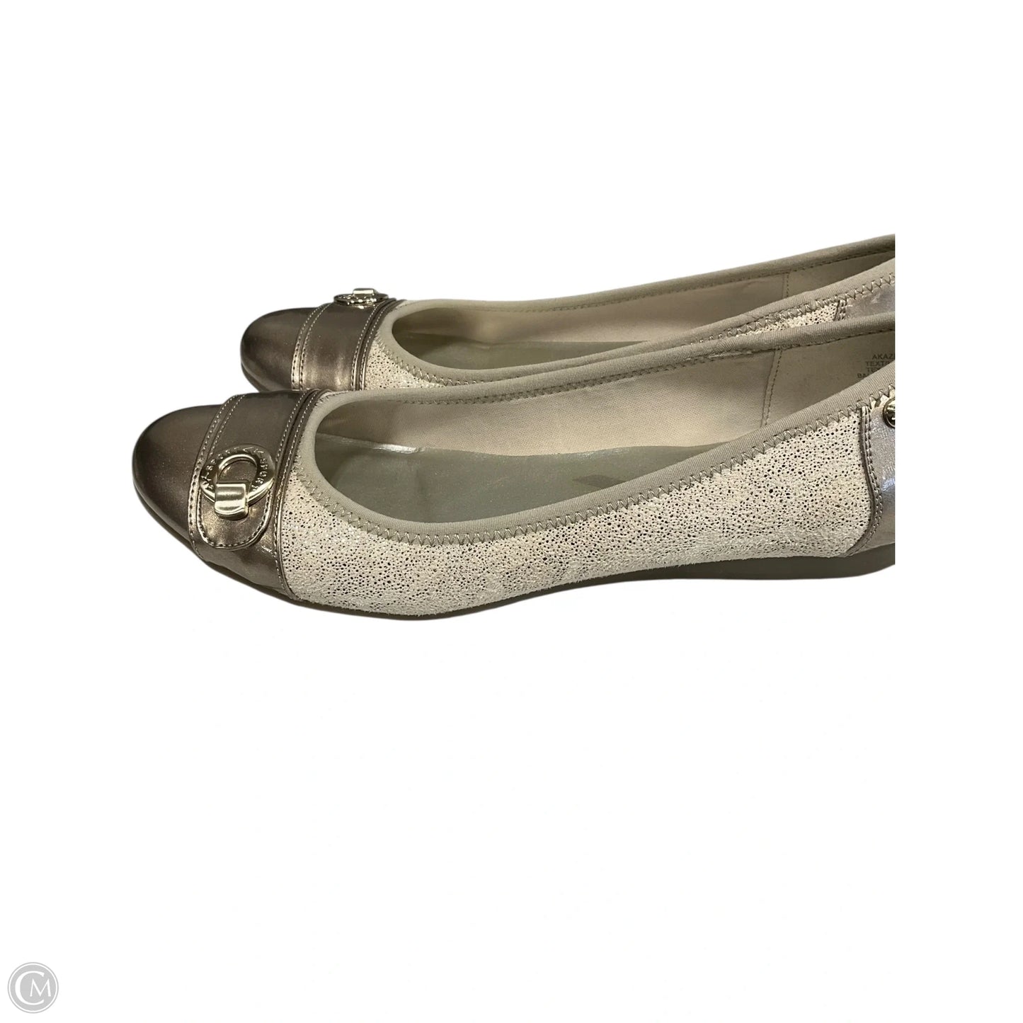 Shoes Flats By Calvin Klein In Cream, Size: 9