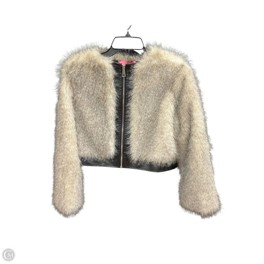 Jacket Faux Fur & Sherpa By Azalea Wang In Beige, Size: M