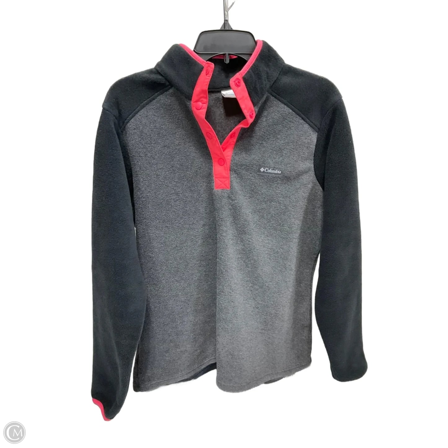 Athletic Sweatshirt Collar By Columbia In Grey, Size: L