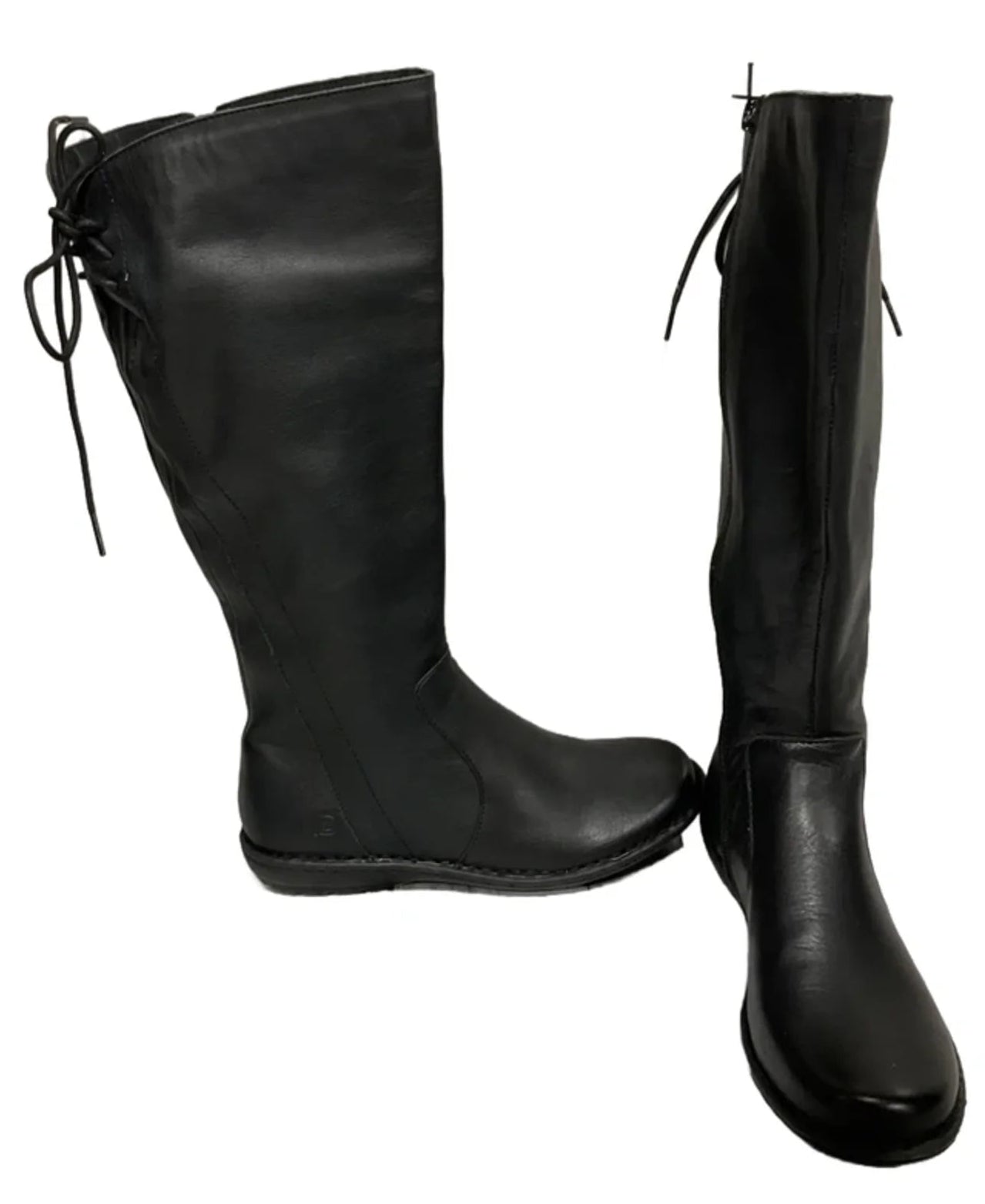 Boots Knee Flats By Born In Black, Size: 7