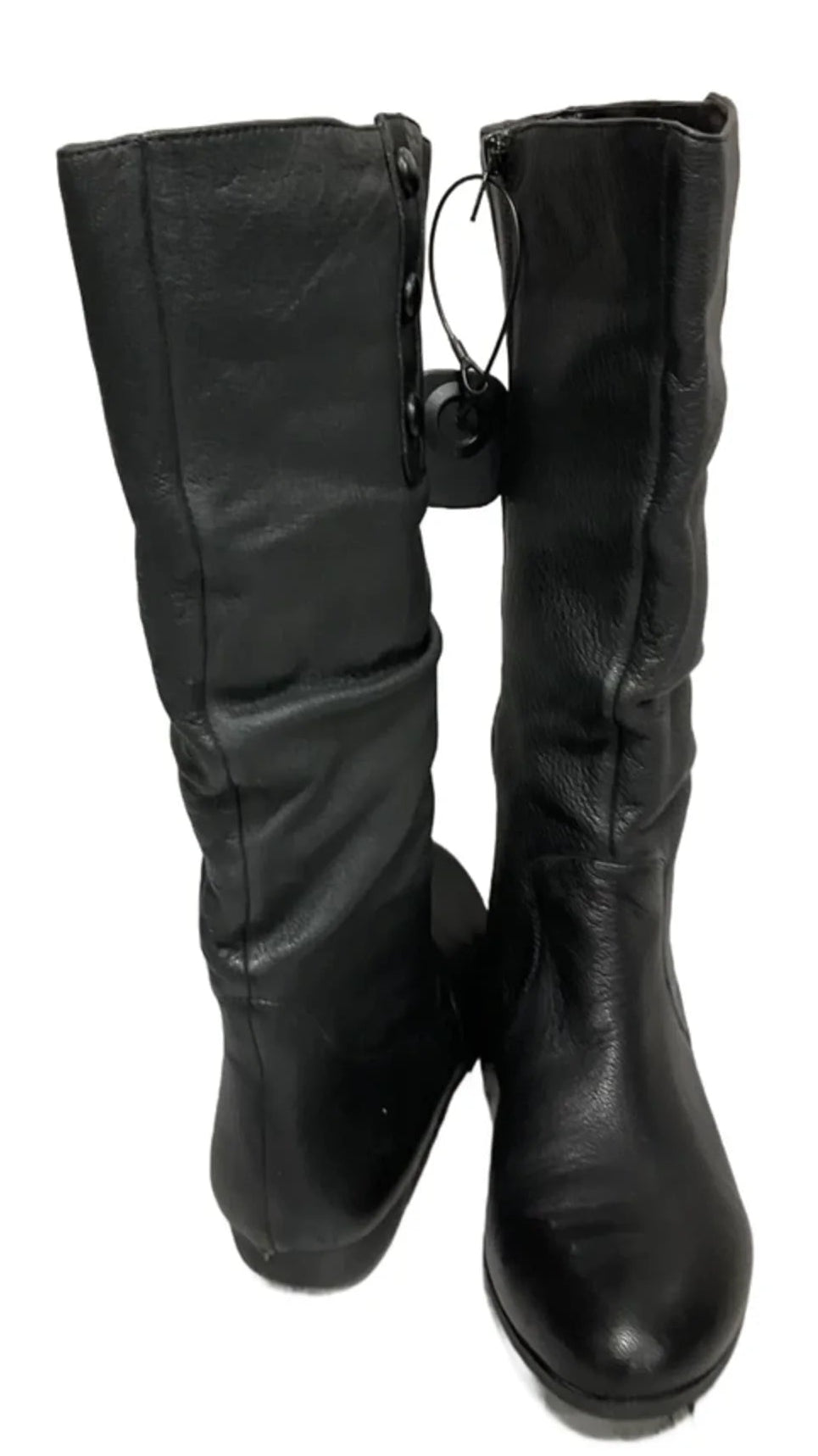 Boots Mid-calf Flats By Michelle D. In Black, Size: 7