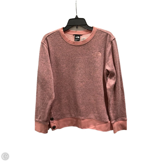 Athletic Sweatshirt Crewneck By The North Face In Coral, Size: L