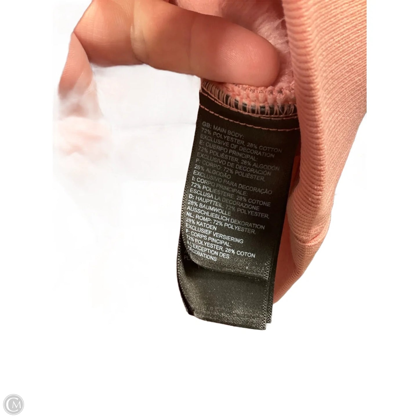 Athletic Sweatshirt Crewneck By The North Face In Coral, Size: L