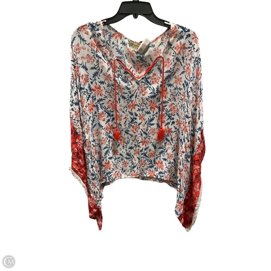 Top Short Sleeve By Democracy In Animal Print, Size: M