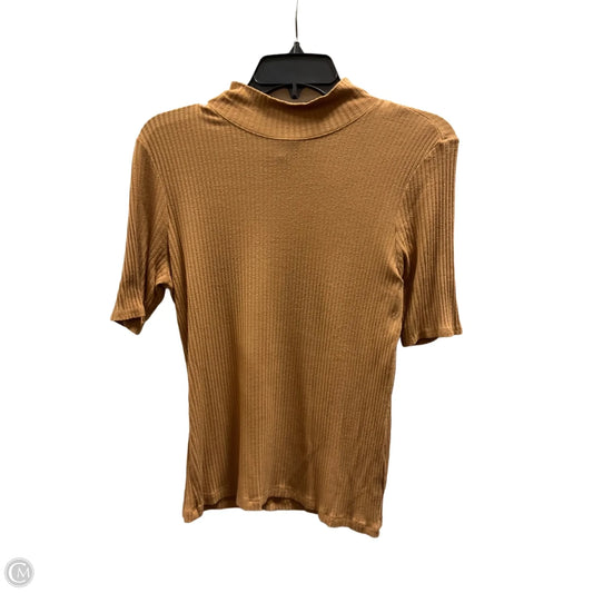 Top Short Sleeve Basic By Rachel Zoe In Gold, Size: M