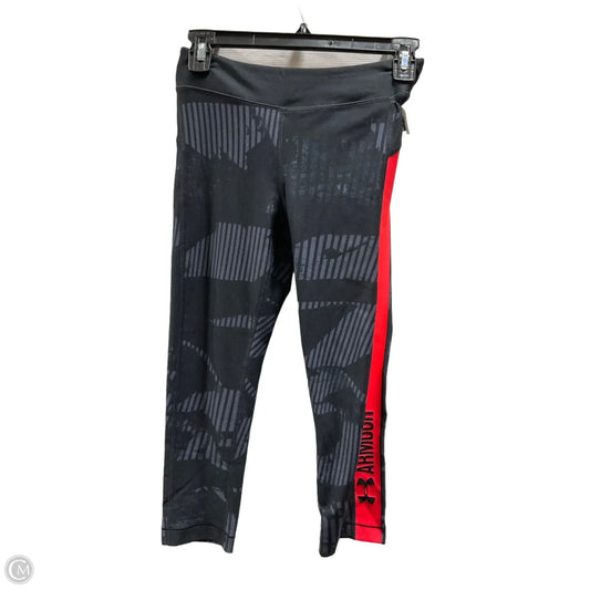 Athletic Leggings Capris By Under Armour In Black, Size: S
