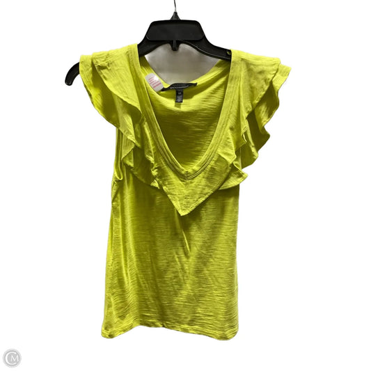 Top Short Sleeve By White House Black Market In Green, Size: Xs
