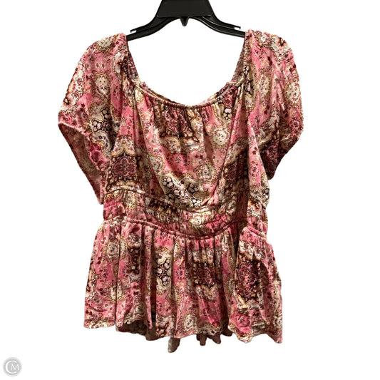 Top Short Sleeve By Torrid In Multi-colored, Size: 2x