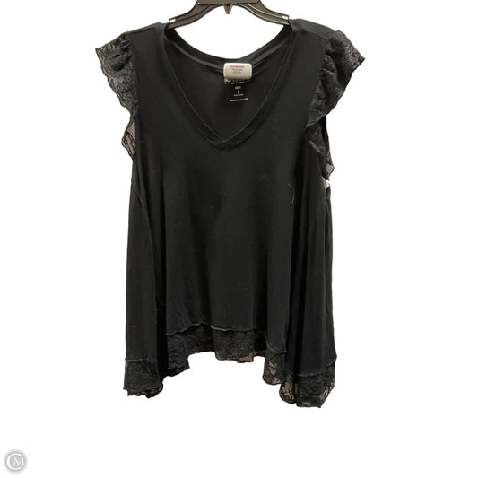 Top Short Sleeve By Torrid In Black, Size: 2x