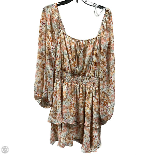 Top Long Sleeve By Arula In Floral Print, Size: 1x