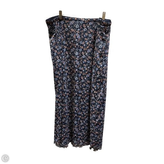 Skirt Maxi By Arula In Floral Print, Size: 1x
