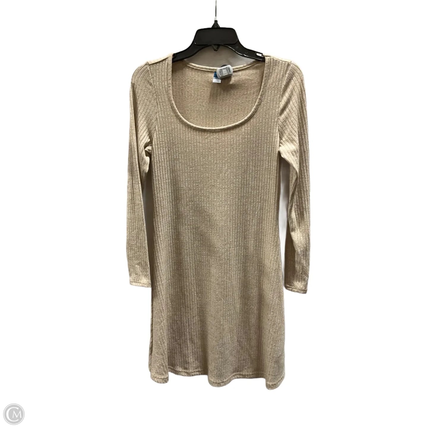 Dress Casual Midi By Old Navy In Beige, Size: Xs