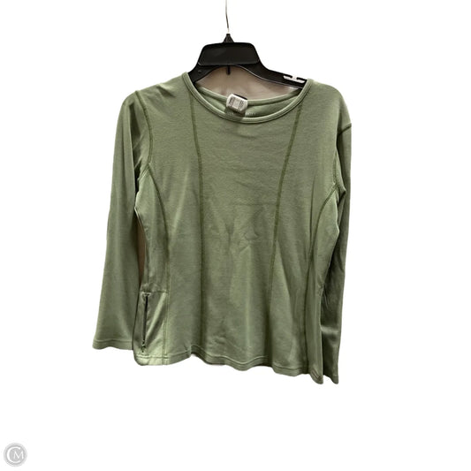 Top Long Sleeve Basic By Woolrich In Green, Size: Xs