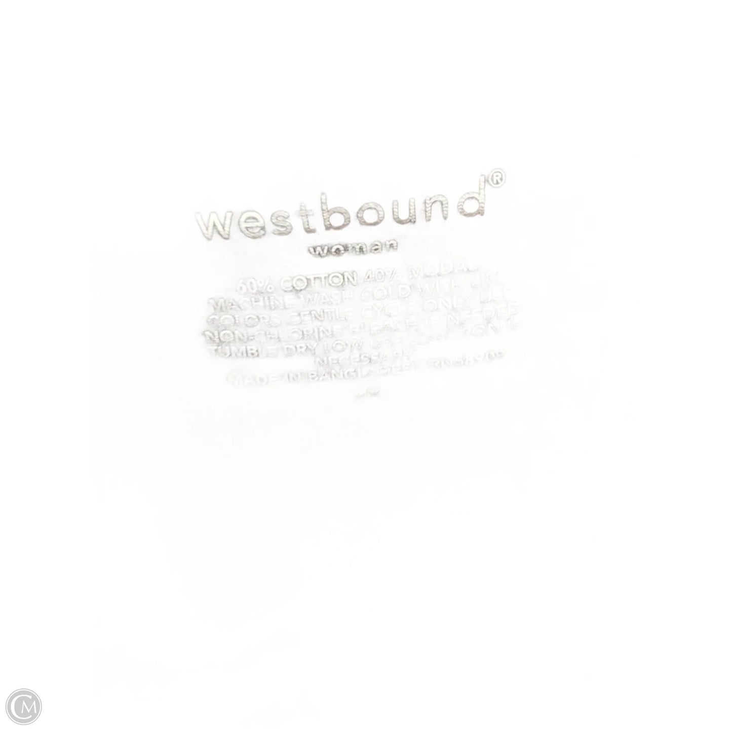 Top Short Sleeve Basic By West Bound In Black, Size: 2x