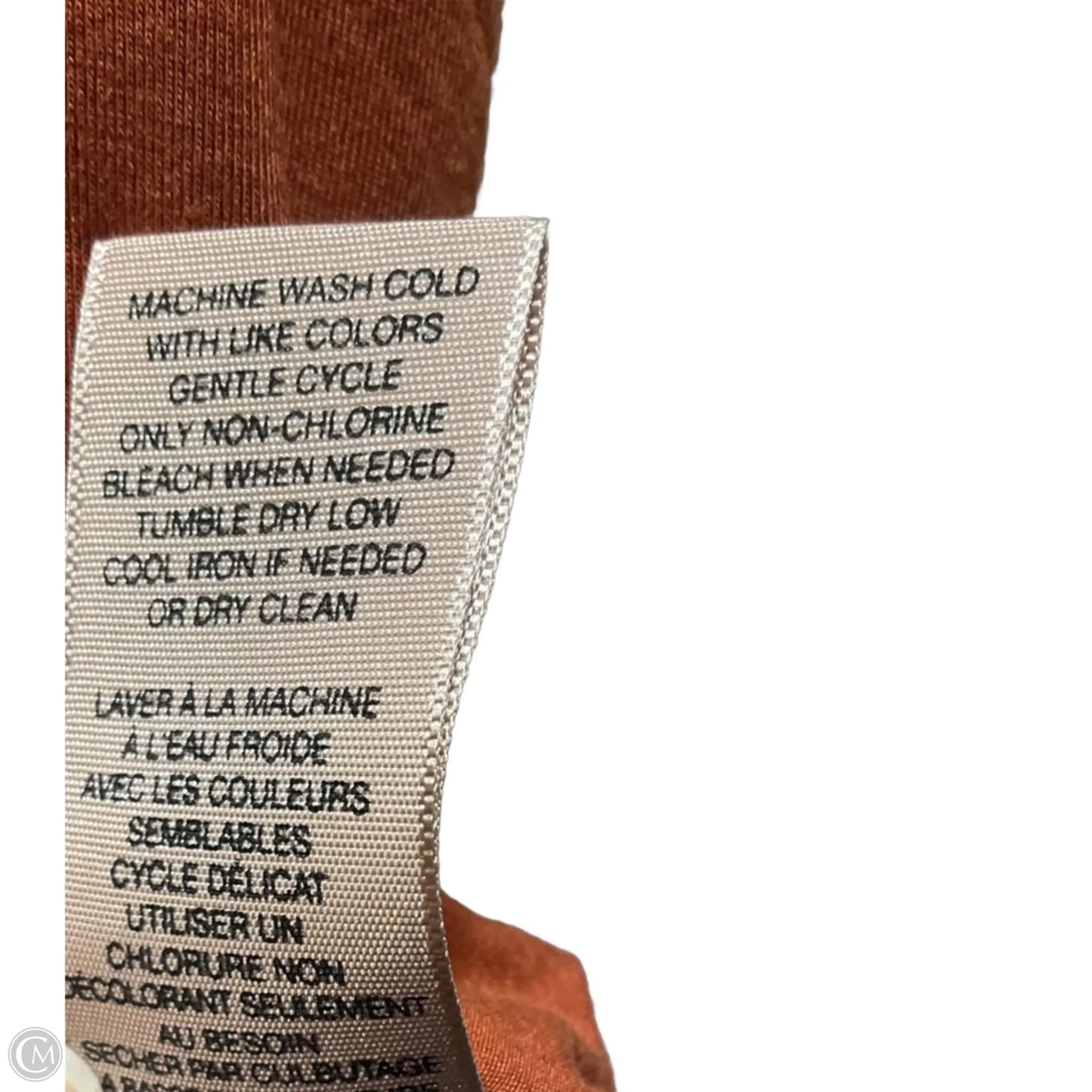 Top Short Sleeve Basic By Philosophy In Orange, Size: 1x