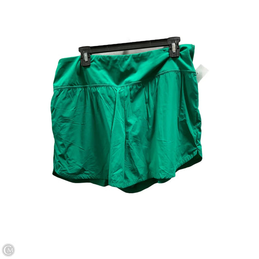 Athletic Shorts By Spyder In Green, Size: Xl