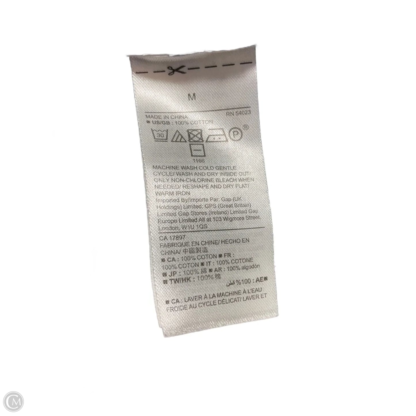 Vest Other By Gap In Blue, Size: M