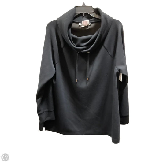 Top Long Sleeve By Chicos In Black, Size: L