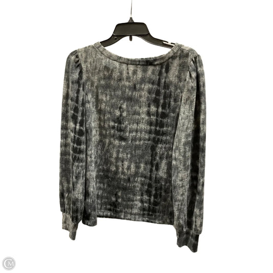 Top Long Sleeve By Beachlunchlounge In Tie Dye Print, Size: L