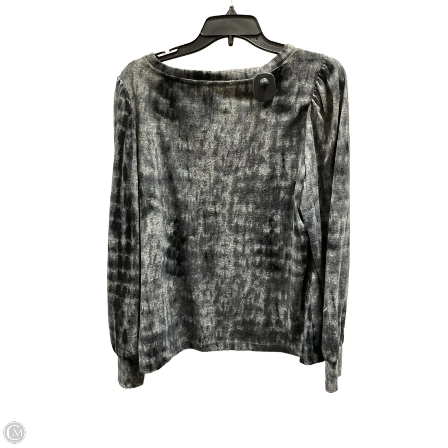 Top Long Sleeve By Beachlunchlounge In Tie Dye Print, Size: L